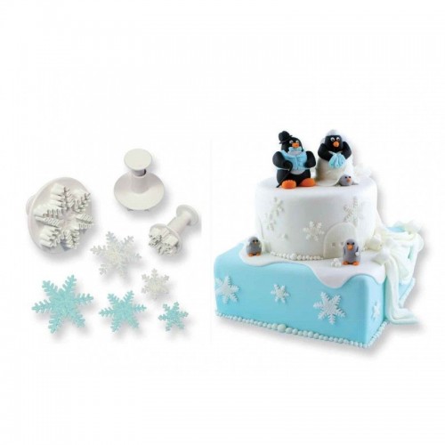 PME Snowflake Set of 3 Plunger Cutters