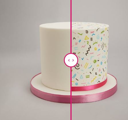 Rainbow Dust Double Sided Cake Decorators Food Pen -Black