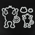 FMM – Mummy & Baby Monkey Cutter – 4 Set