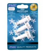 PME Mini Snowflake Plunger Cutter Set of 3