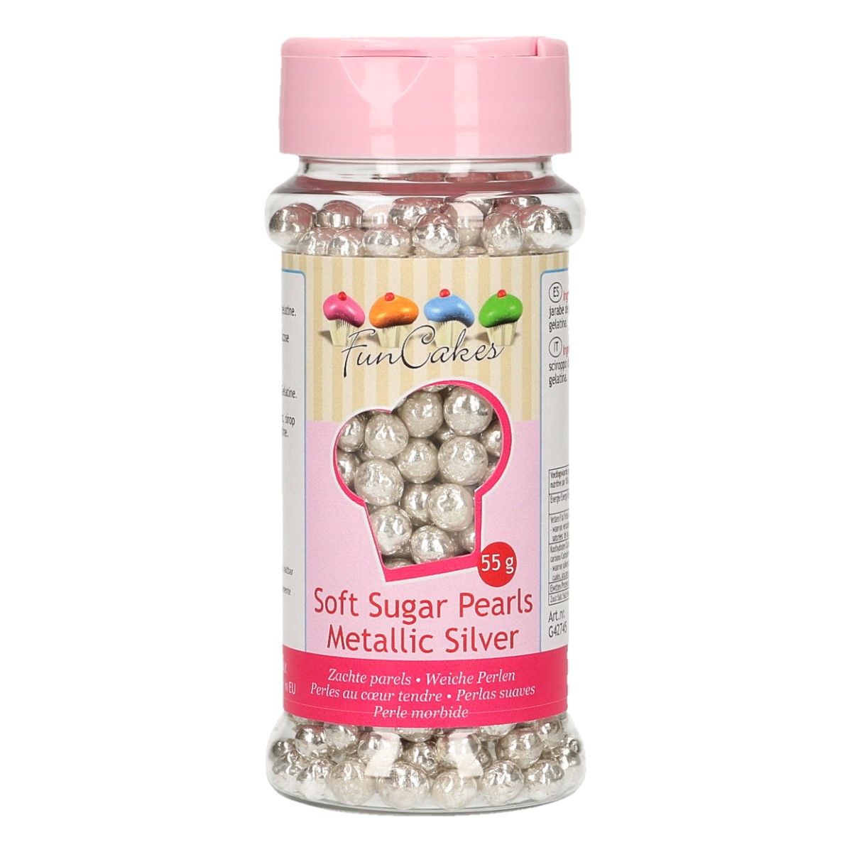 Soft Pearls Medium White - FunCakes