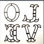 Patchwork Cutter LOVE 4 Pc Icing Letter Cutter Set