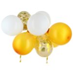 House Of Cake Gold Balloon Cloud Cake Topper