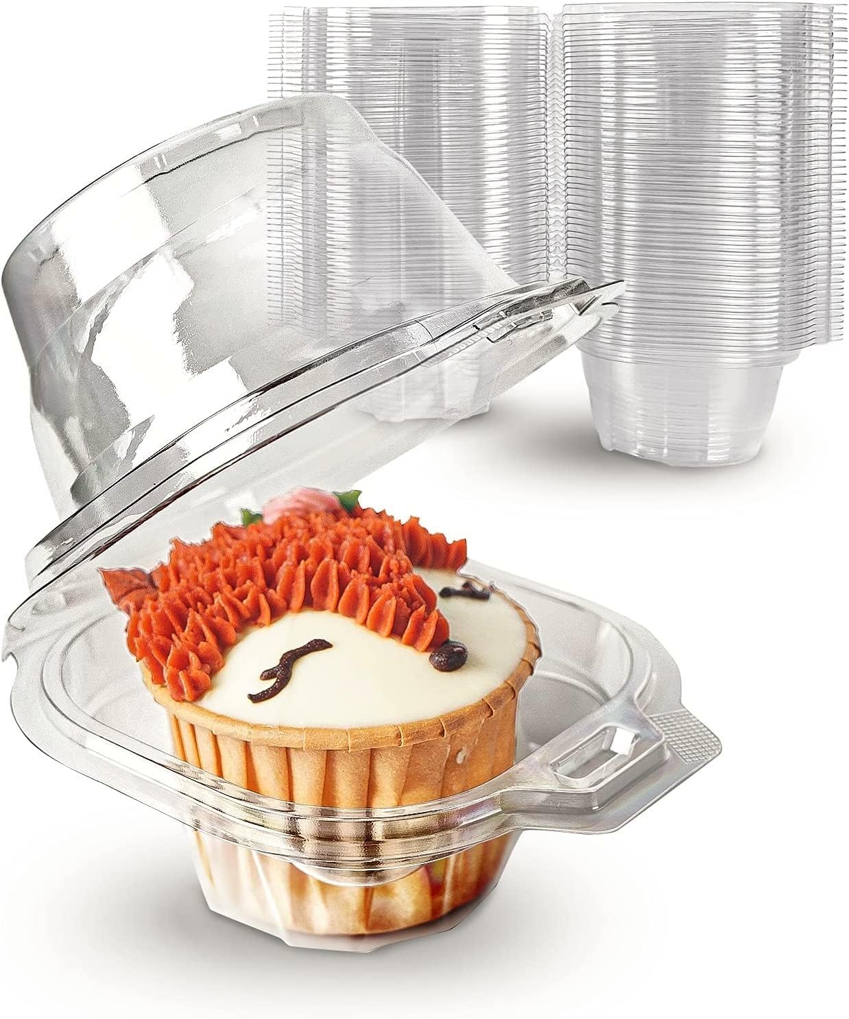 Clear Small Single Cupcake/Muffin Container