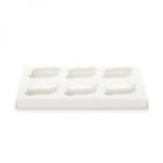 White Insert Only 6 Cavity Cupcake/Muffin