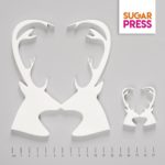SugarPress Frame-It – Stags Head