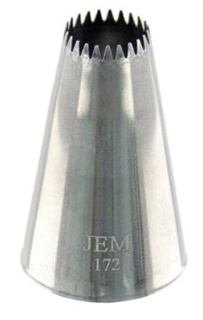 JEM Nozzle -Fine Tooth Open Star Nozzle #172