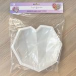 Purple Cupcake- Silicone Cakesicle Mould – Large Geo Heart
