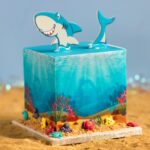 Shark Gumpaste Topper