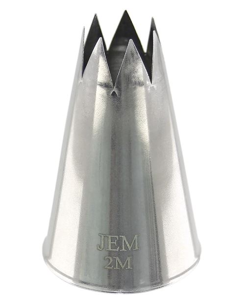 JEM Nozzle -Medium Open Star Savoy Nozzle No. 2M