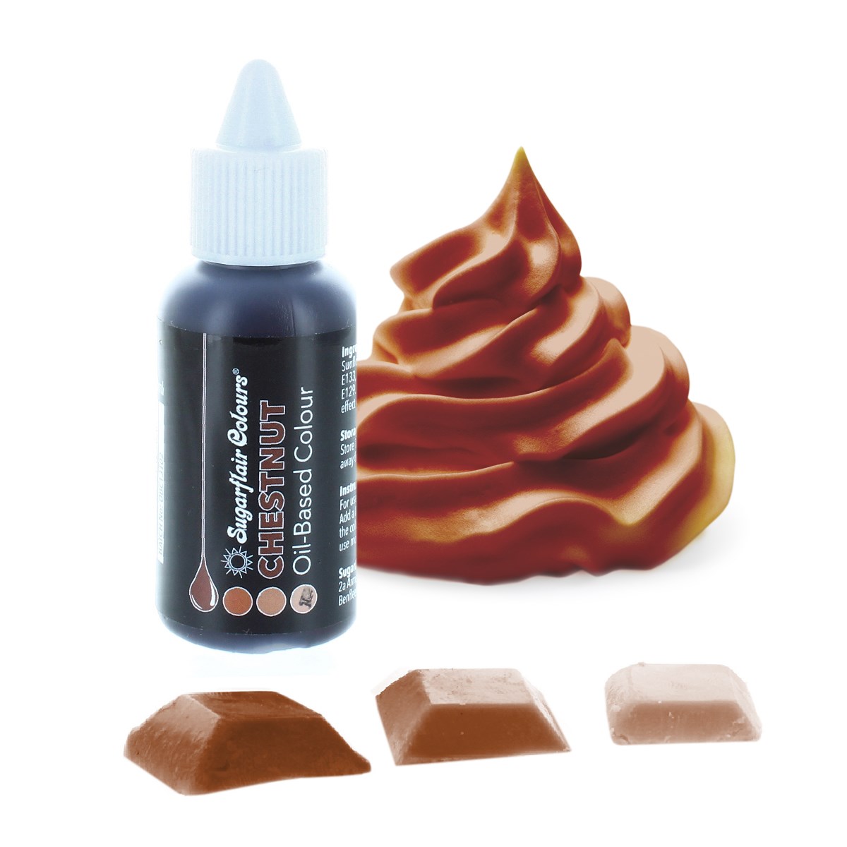 Sugarflair Oil Based Colours- Chestnut