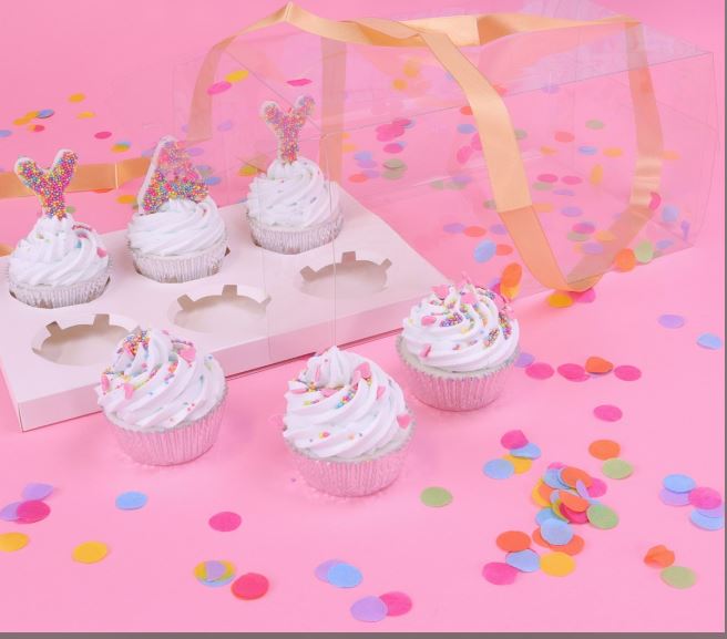 PME Crystal Cupcake Box 6 Cavity