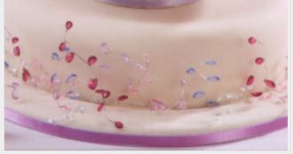 Wired Pink Gem on Wire