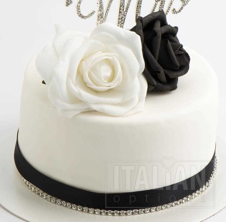 Silver Diamante Chain Ribbon