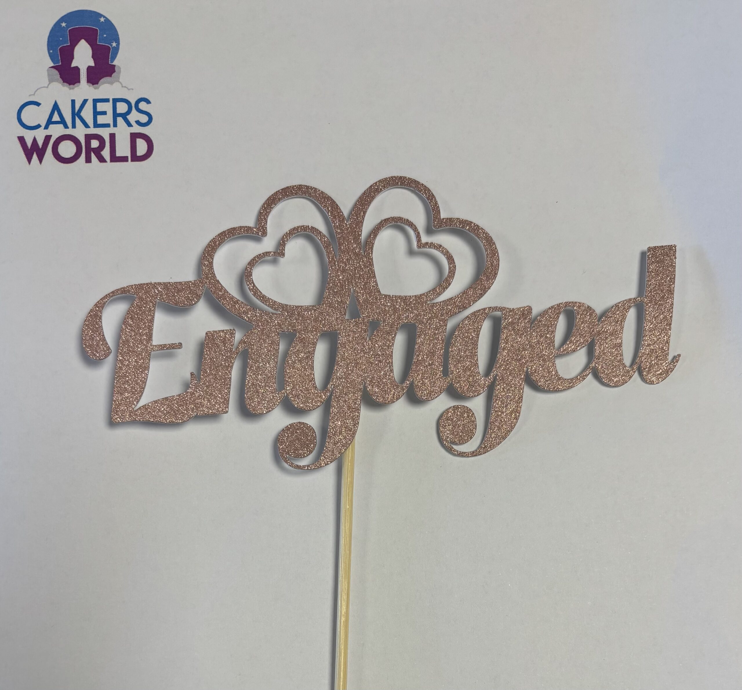 Engaged Card Topper (Various Colours available)