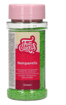 FUNCAKES NONPAREILS GREEN 80 G