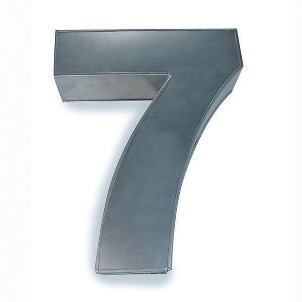 Large Number 7 Baking Tin
