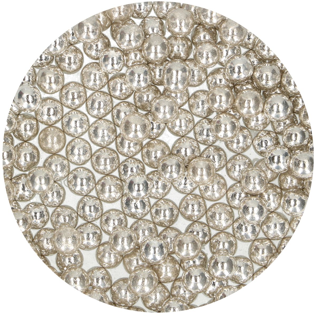 FunCakes Sugarpearls – Large Metallic Silver 80 g