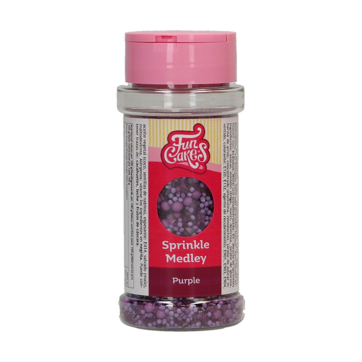 Funcakes Medley Purple Sprinkles 70g
