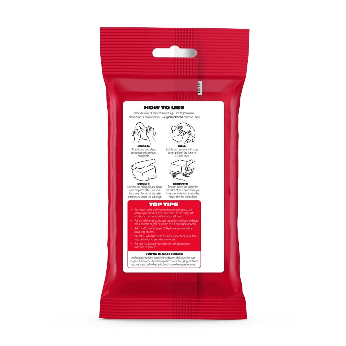 Renshaw Extra Sugar Paste -Red 250g