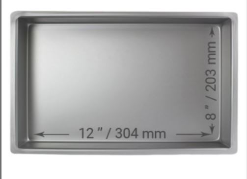 Brownie Cake Pan (203 x 304 x 25mm / 8 x 12 x 1″)
