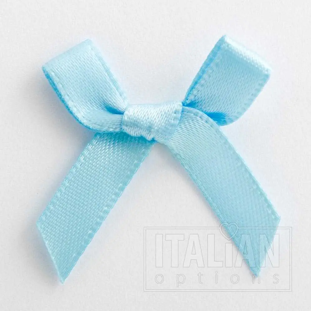 Double Faced Satin Ribbon – Pale Blue 6mm  (Sold by the metre)