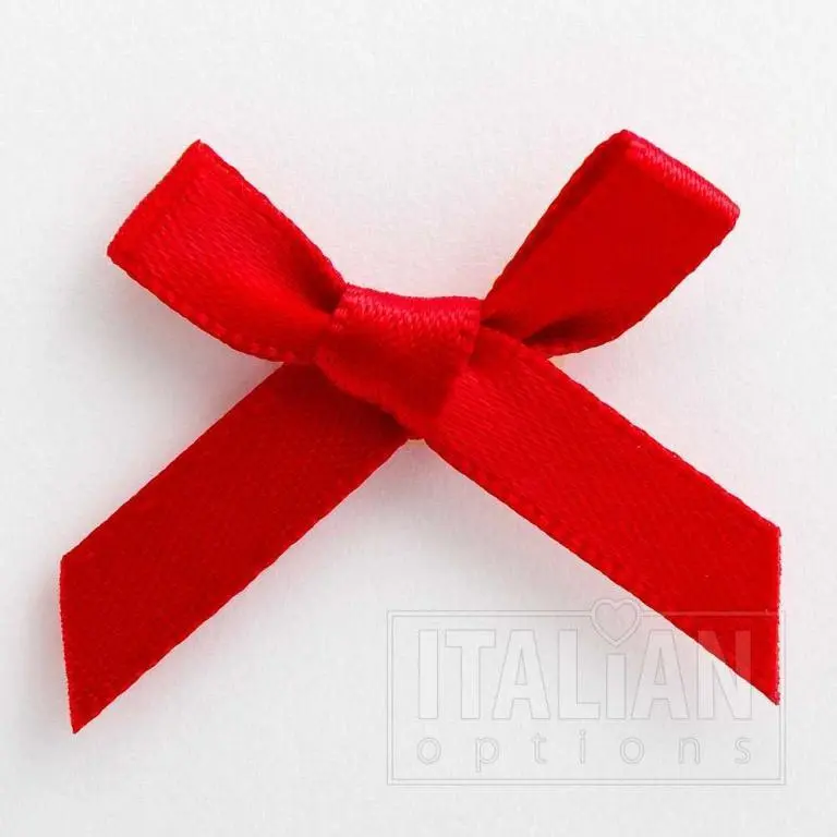Double Faced Satin Ribbon – Red 6mm (Sold by the metre)