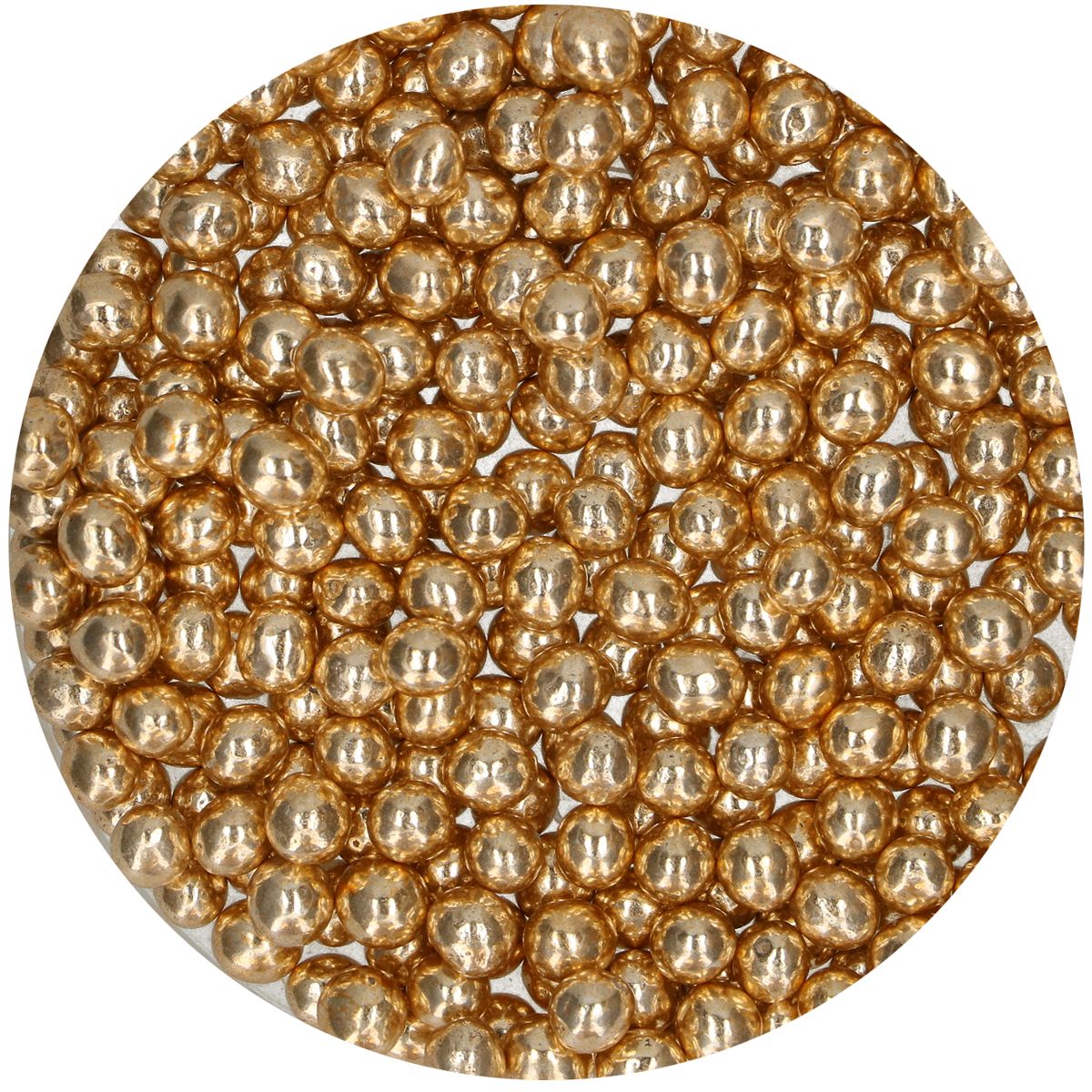 FunCakes Crispy Choco Pearls -Metallic Gold 60g