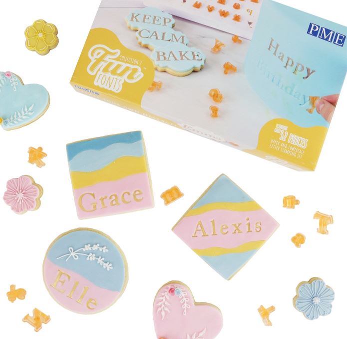 PME Fun Fonts -Alphabet Letters Upper and Lower Case of Collection 2