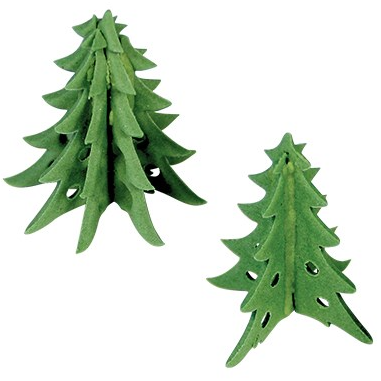 JEM Pop It Mould – Small 3D Christmas Trees Set of 2