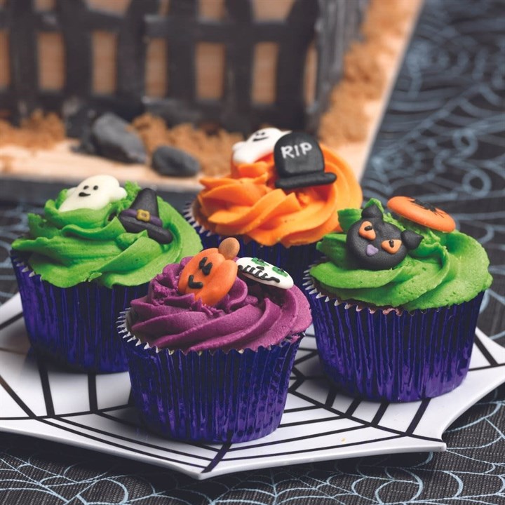 Assorted RIP Halloween Sugar Decorations pk/12