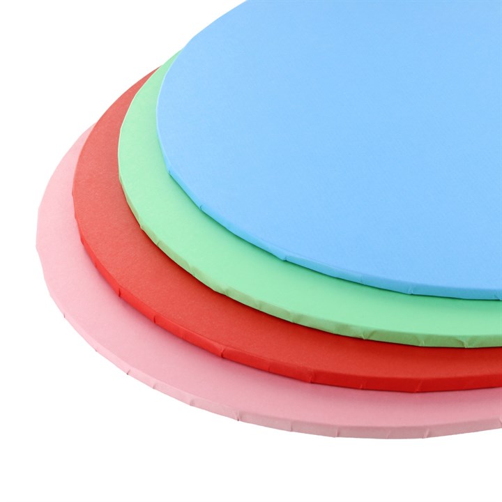 10″ Red Matt Masonite Cake Board 5mm thick