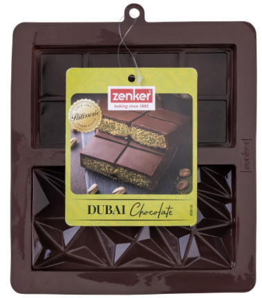 ZENKER SILICONE MOULD – DUBAI CHOCOLATE BAR