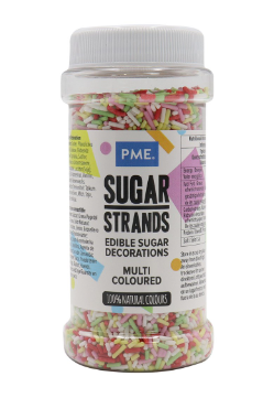 PME Multi-Coloured Sugar Strands 80g