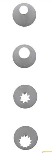 WILTON DECORATING TIP SET LARGE #010, #012, #021, #032