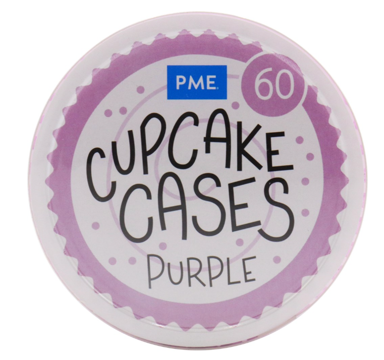 PME Cupcake Cases Purple Pk/60
