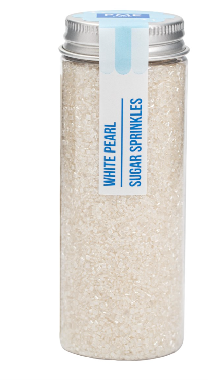 PME Sprinkle Sugars – White Pearl 112g