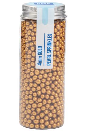 PME Pearl Sprinkles – Gold 4mm 74g