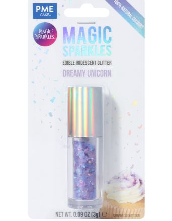 Magic Sparkles, Edible Iridescent Glitter – Dreamy Unicorn (3g)
