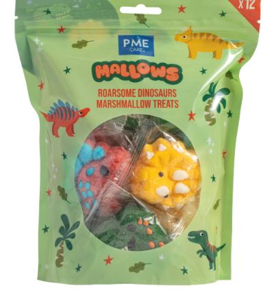 PME Marshmallow Treats – Roarsome Dinosaurs Pk/12