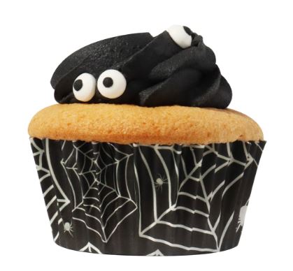Halloween Foil-lined Cupcake Cases Spiderwebs- pk/30
